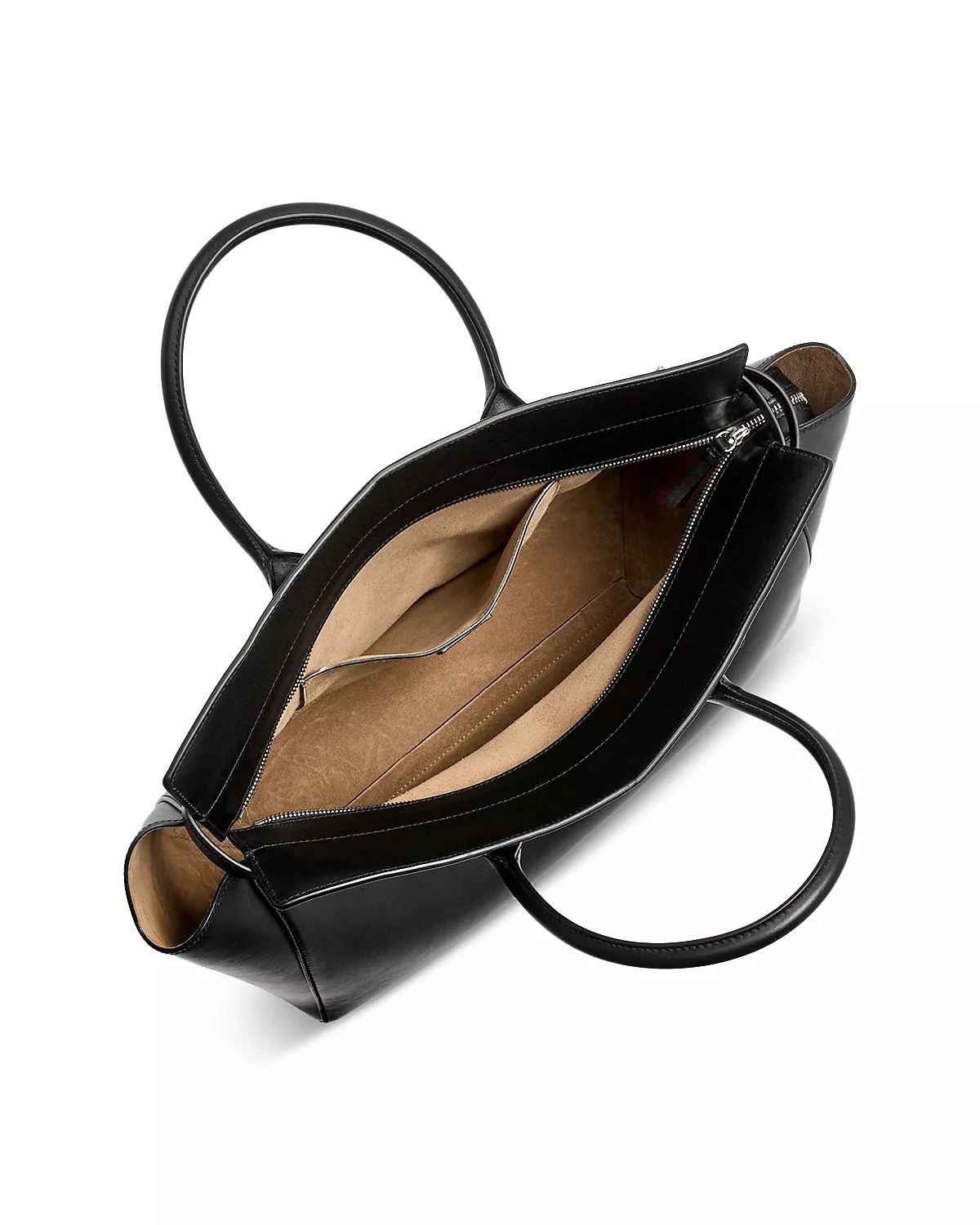 Diamond Belted Leather Tote - 3