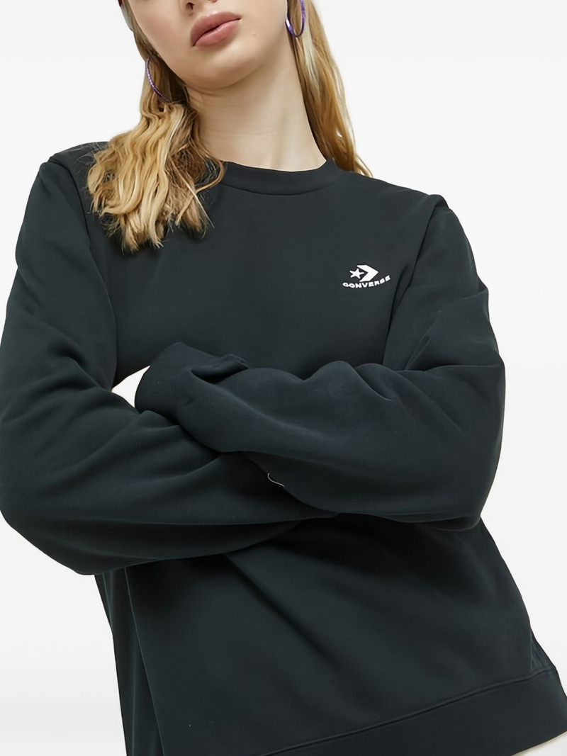 Go-To logo-detail crew-neck sweatshirt 3