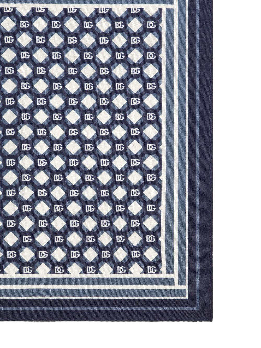 DG-monogram patterned scarf - 2