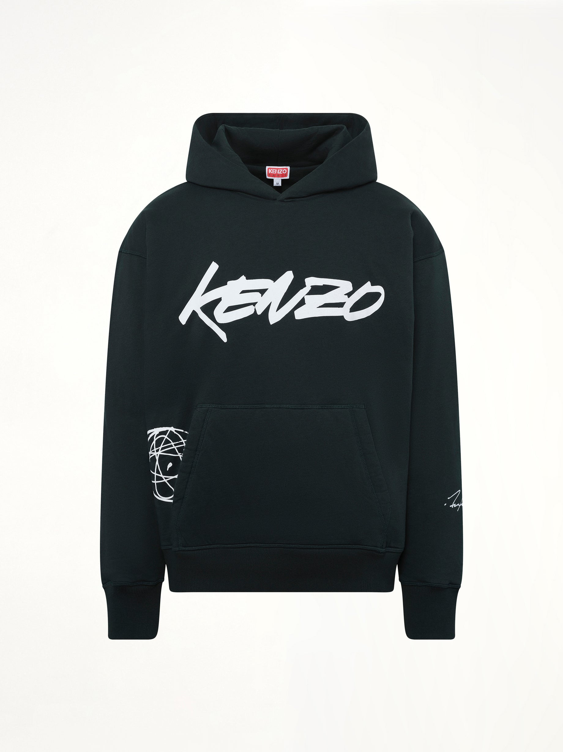 Kenzo Futura Padded Hoodie in Pine - 2