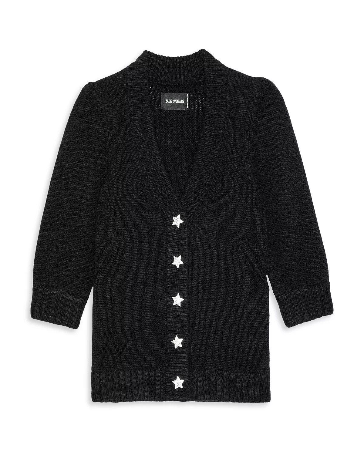 Betsy Cashmere Cardigan Sweater - 6