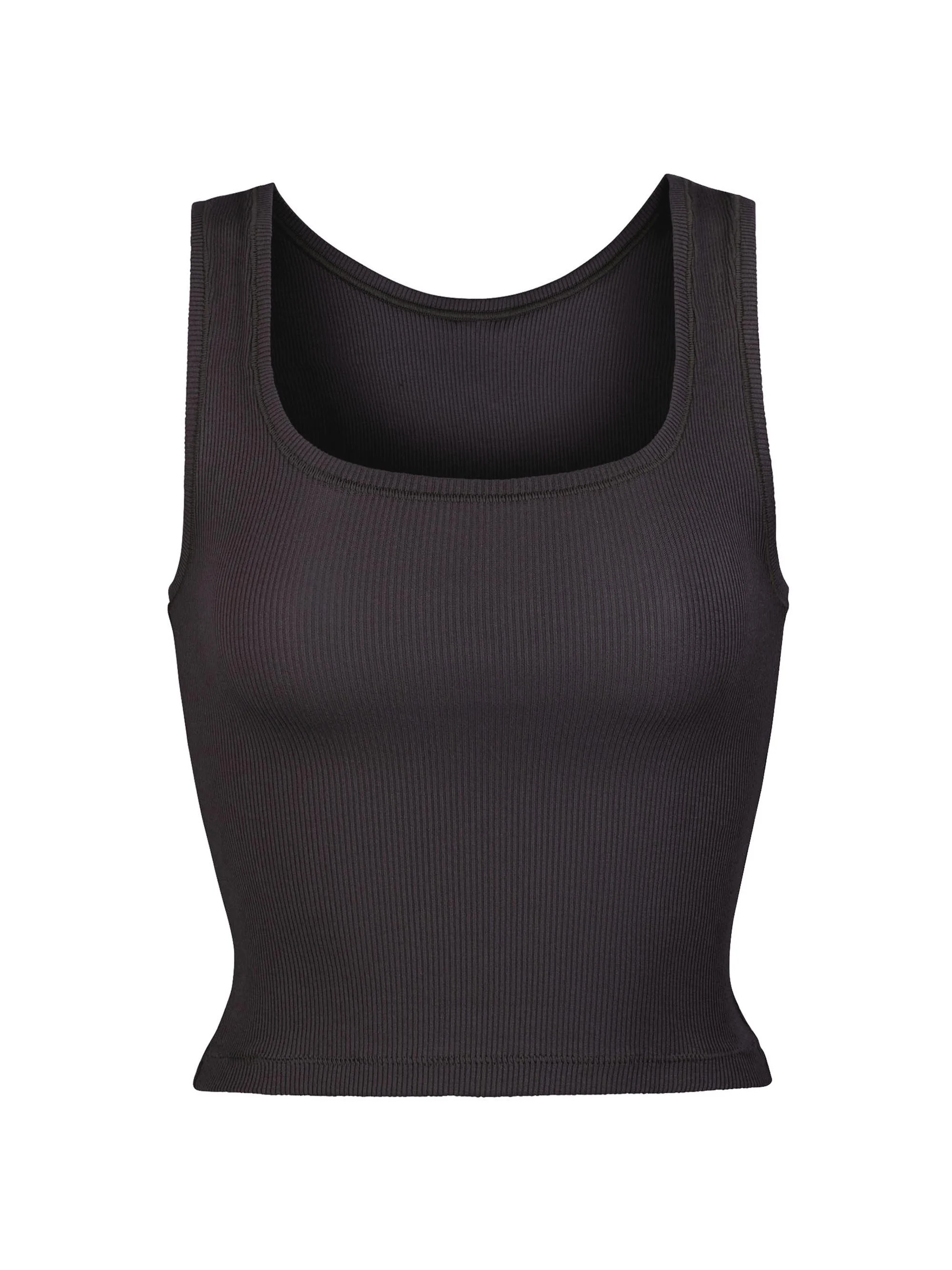 Women's Cotton Rib Tank - Soot - 1