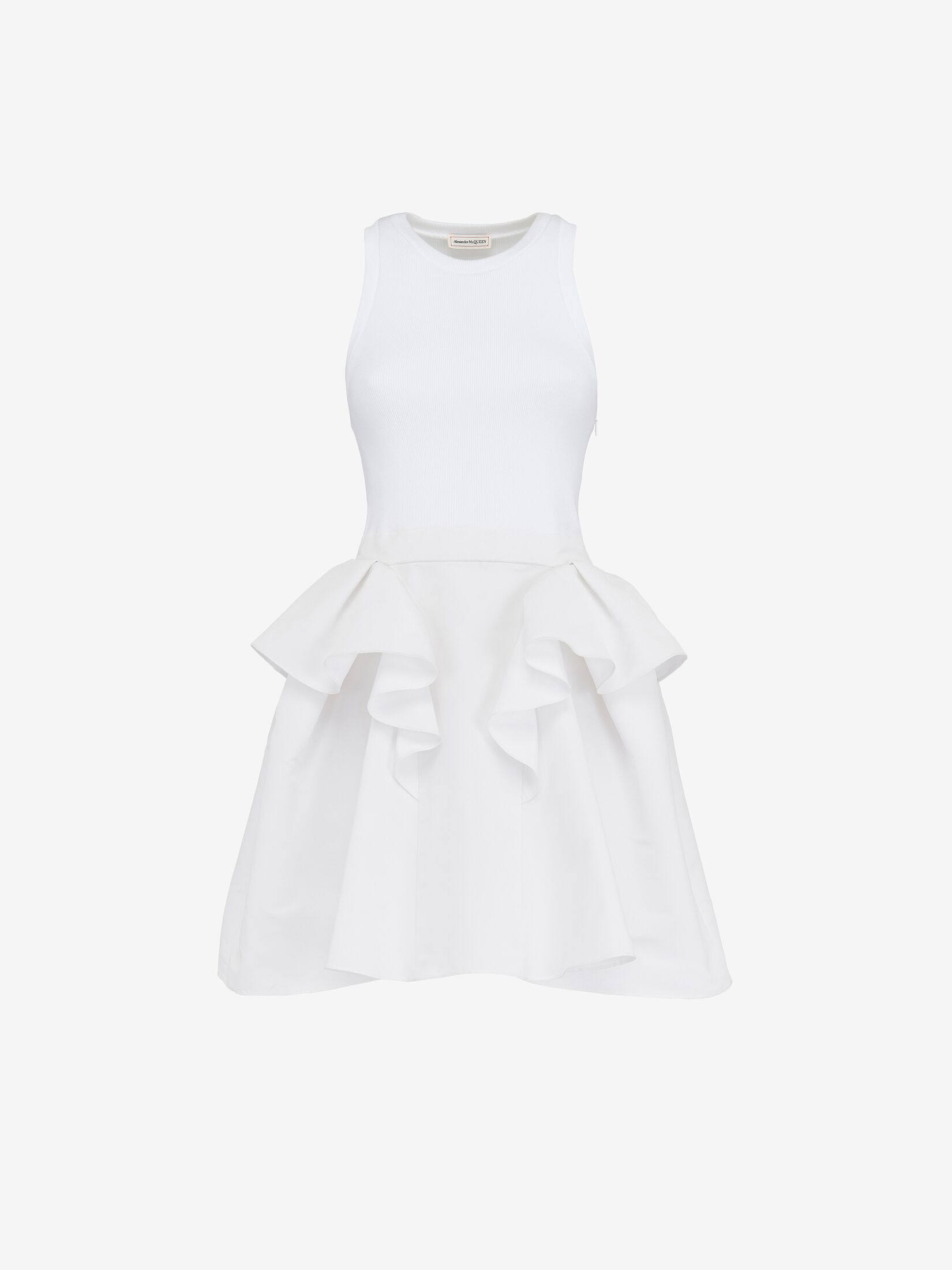 Women's Hybrid Mini Dress in Optic White - 1