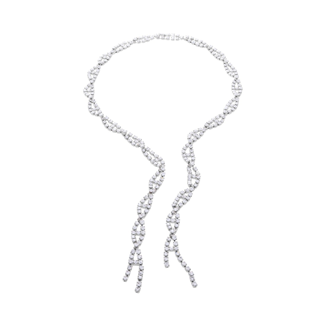 Women's Riviera Necklace  in Shiny Silver - 2