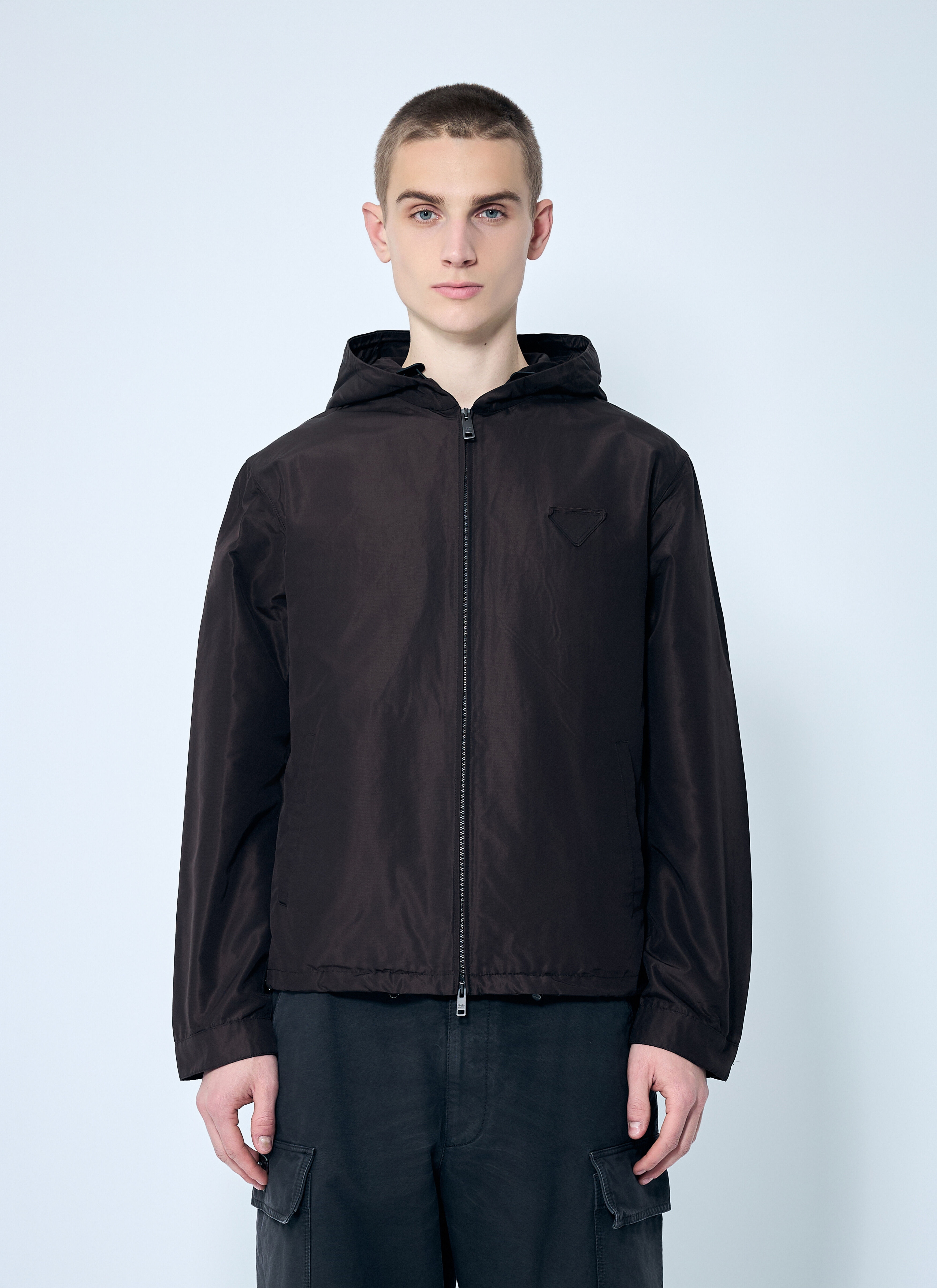 Silk Hooded Jacket - 1