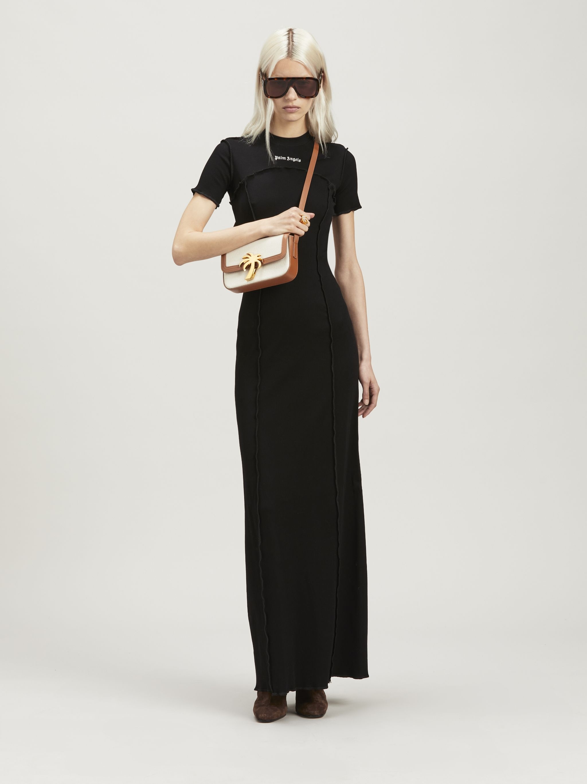 Palm Angels Palm Bridge ビスコースビーチバッグ PALM BEACH BRIDGE BAG in brown - Palm Angels® Official