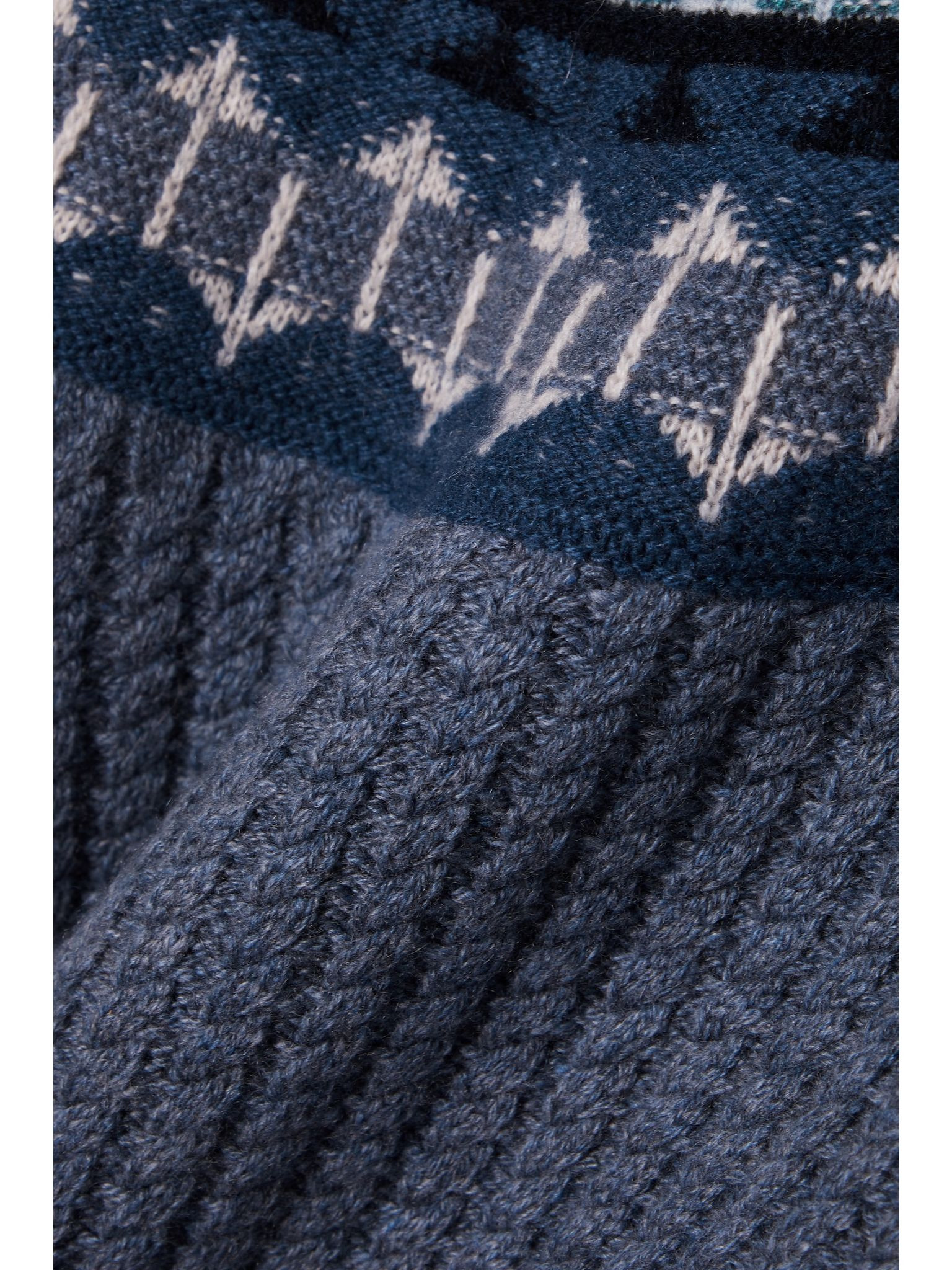 Noel Fair Isle cable-knit cashmere sweater Multi - 5