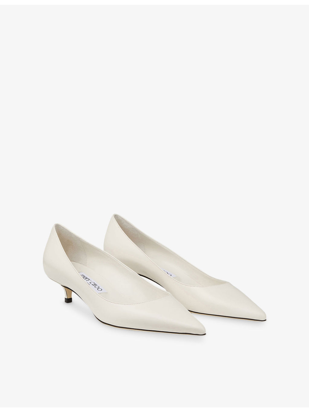 Amelia 35 Leather Heeled Courts - 4