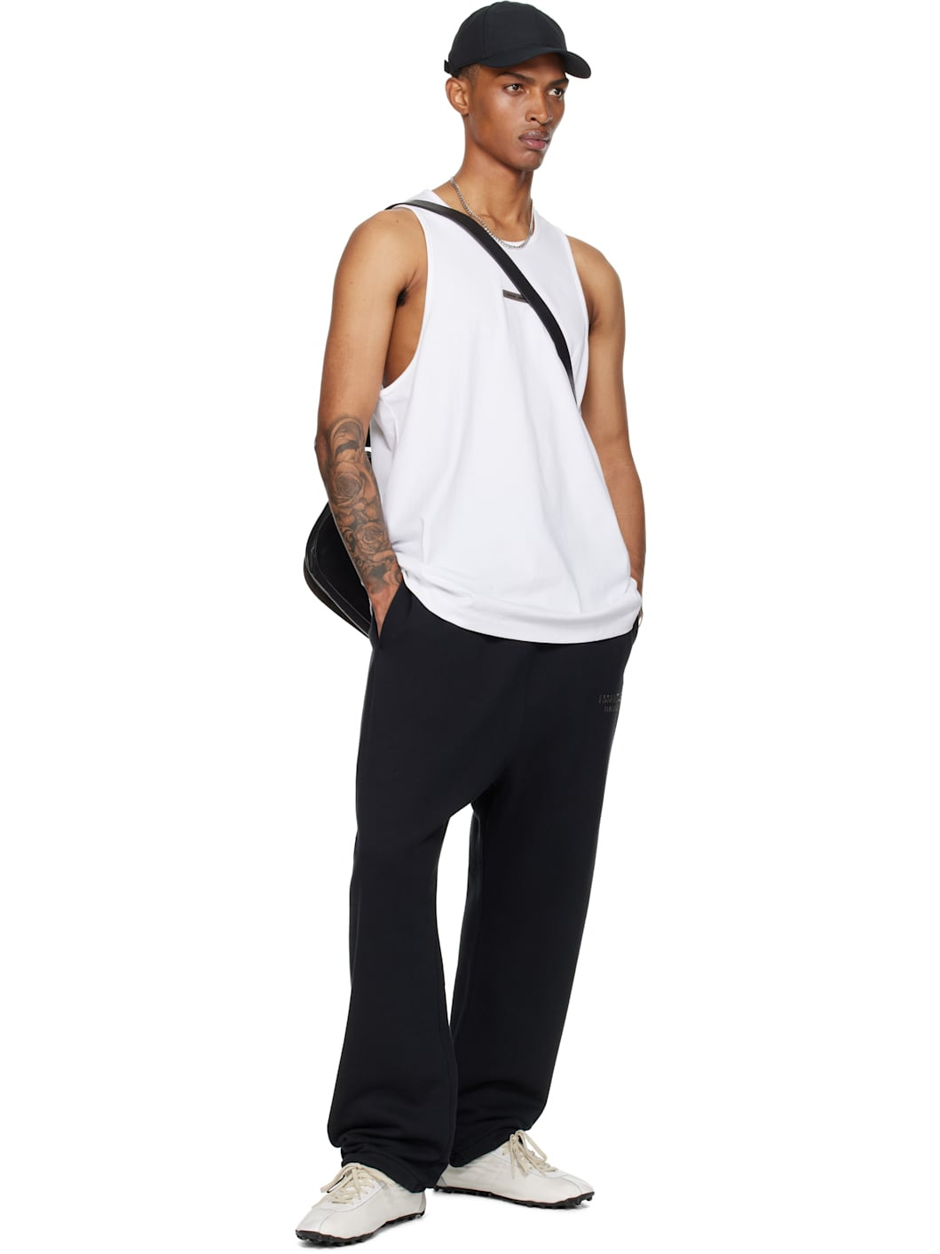 White Vintage Fit Tank Top - 4