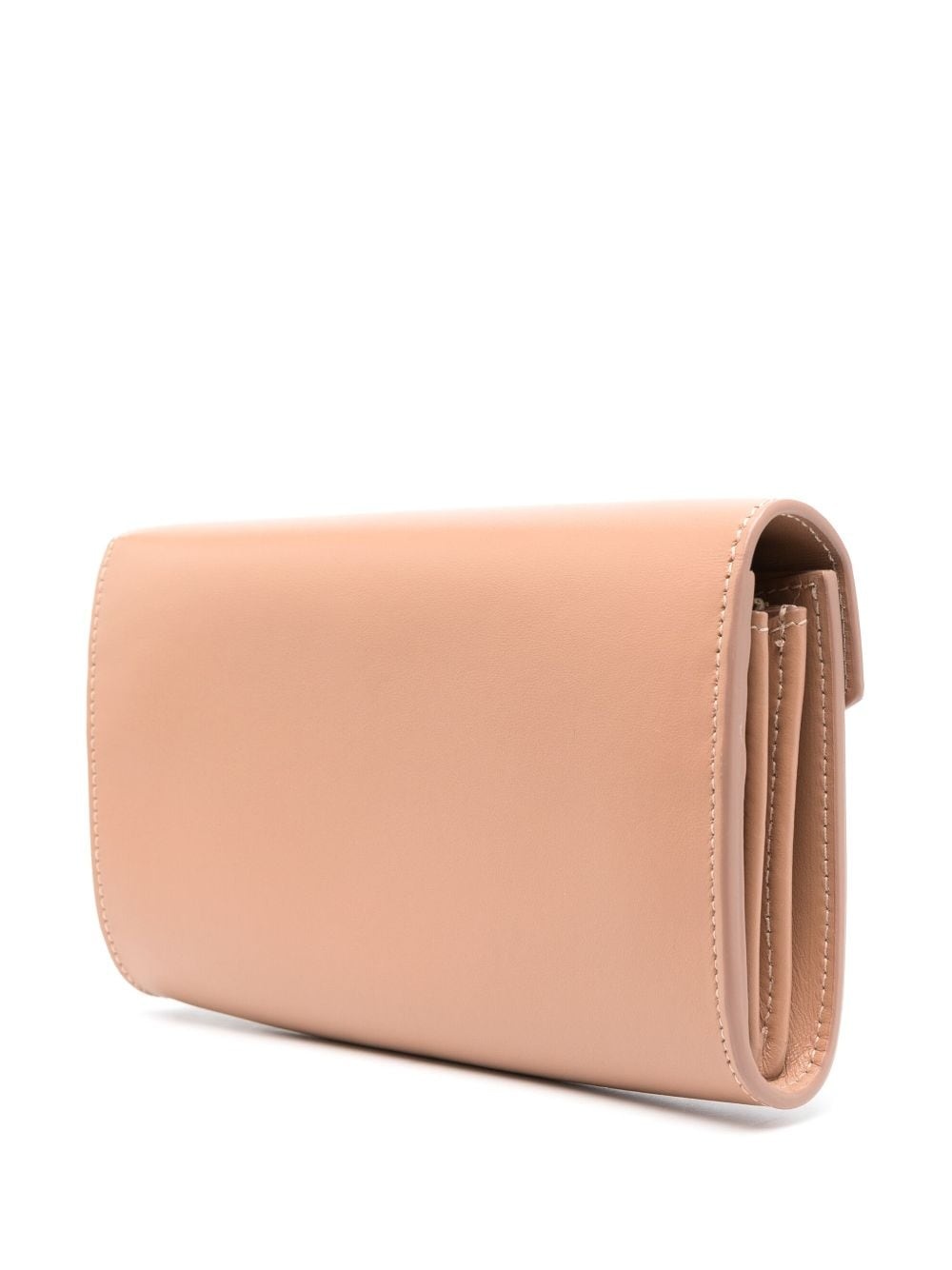 logo-lettering leather shoulder bag - 3