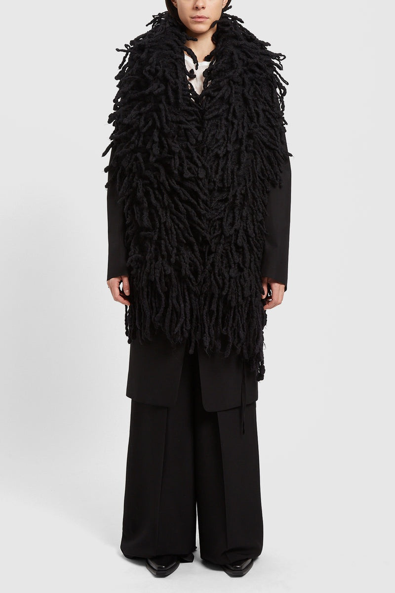 Ann Demeulemeester Sanra Fringed Stole outlook