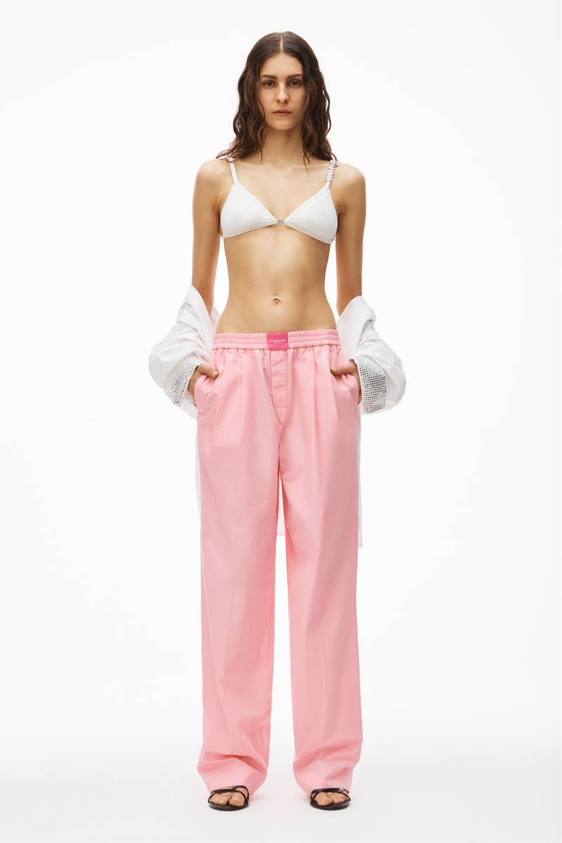Alexander Wang BOXER PANT IN COMPACT COTTON outlook