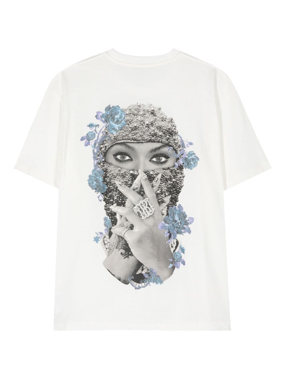 face-print T-shirt - 4
