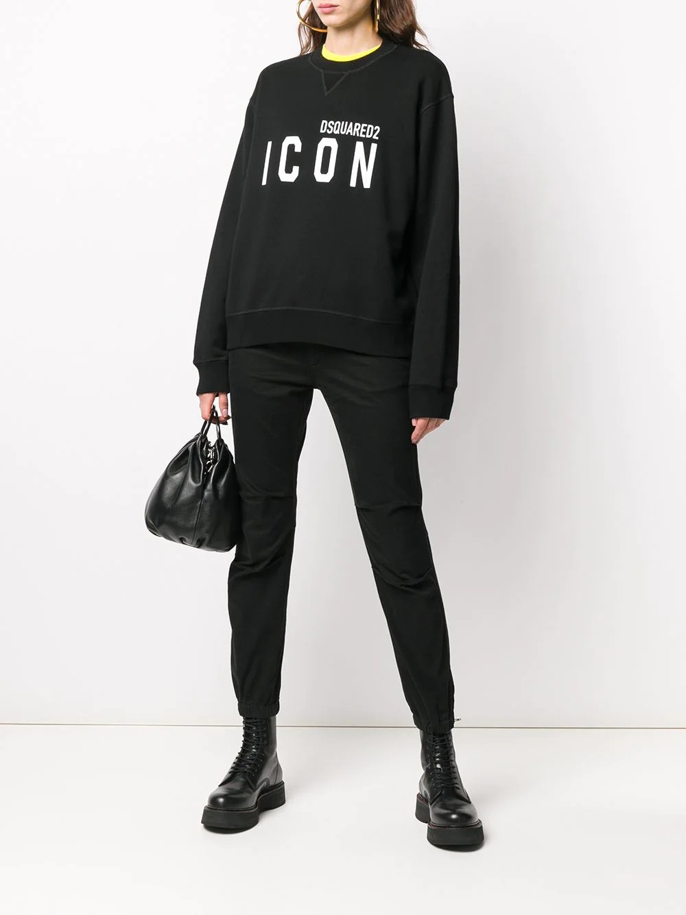 logo print sweatshirt - 2