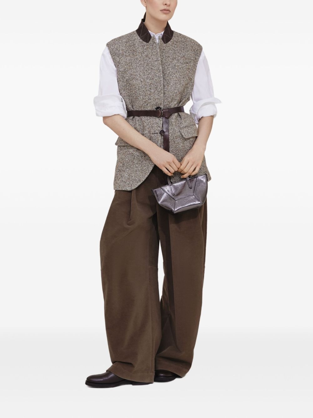 long-sleeved poplin shirt - 2