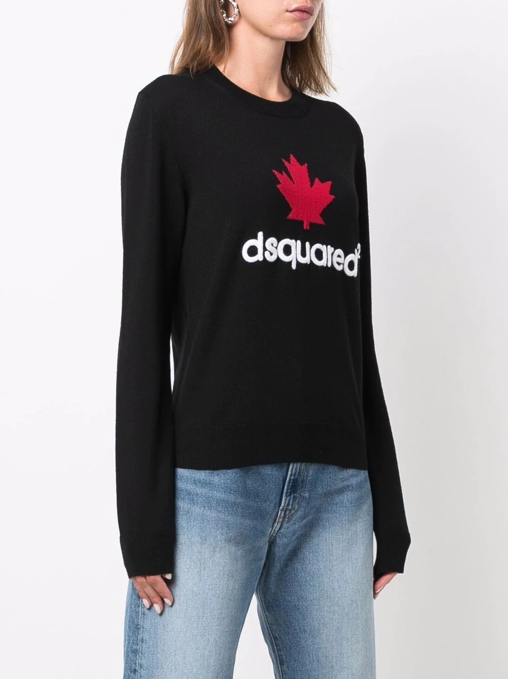 Maple Leaf knitted jumper - 3