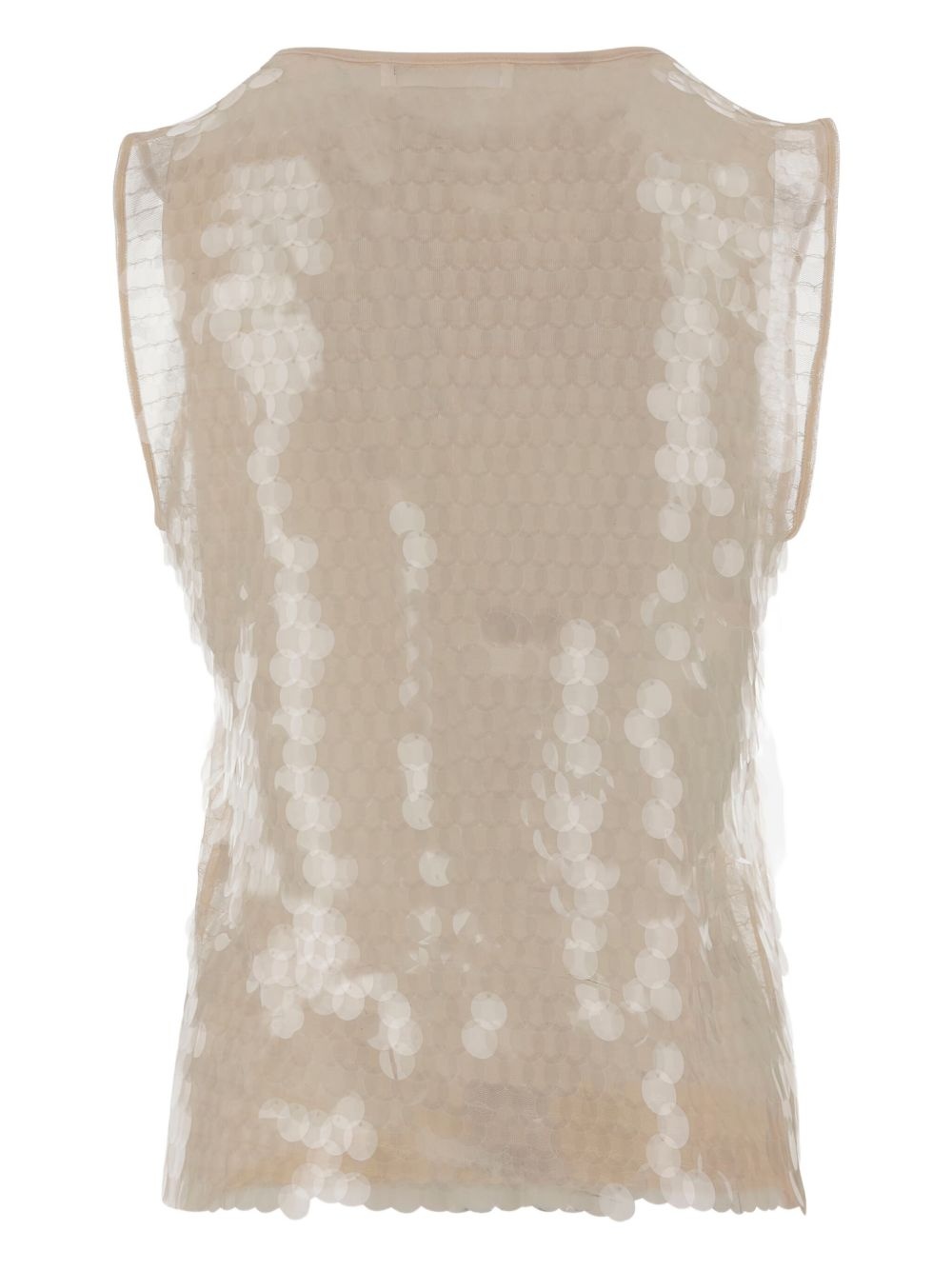 sequinned vest - 2