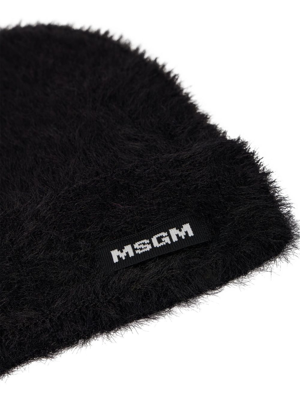 mohair logo beanie - 3