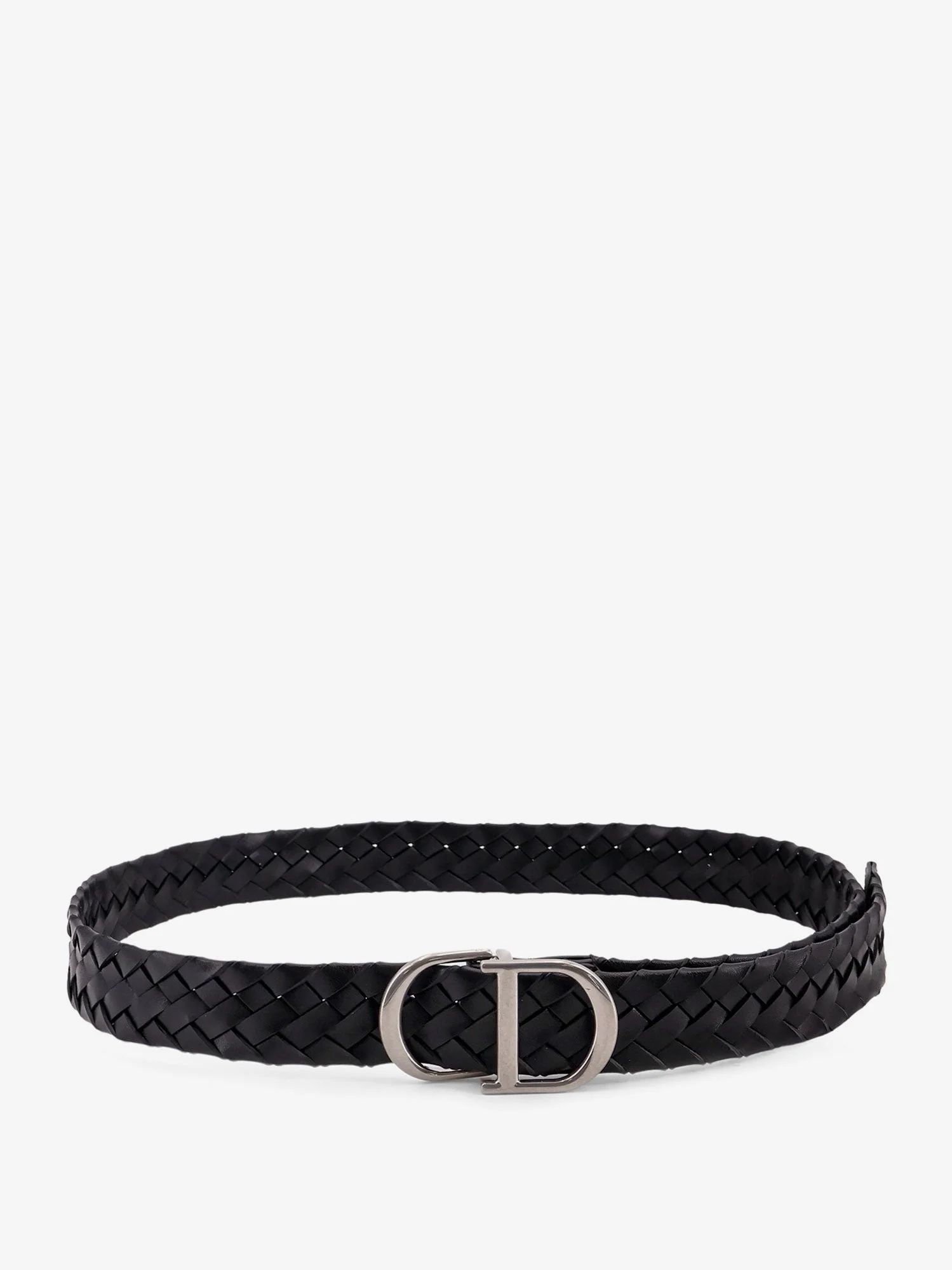 Dior Men Woven Leather Belt - 1