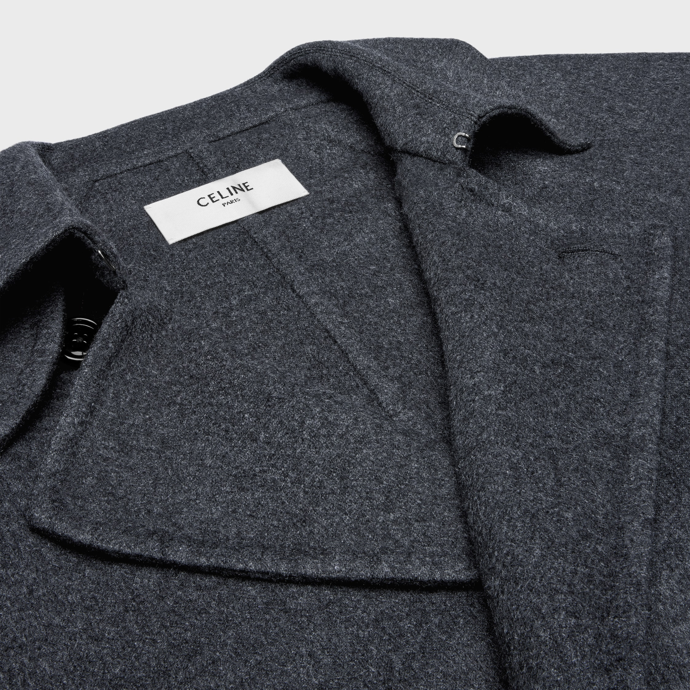 wrapped coat IN double-face wool cashmere - 3