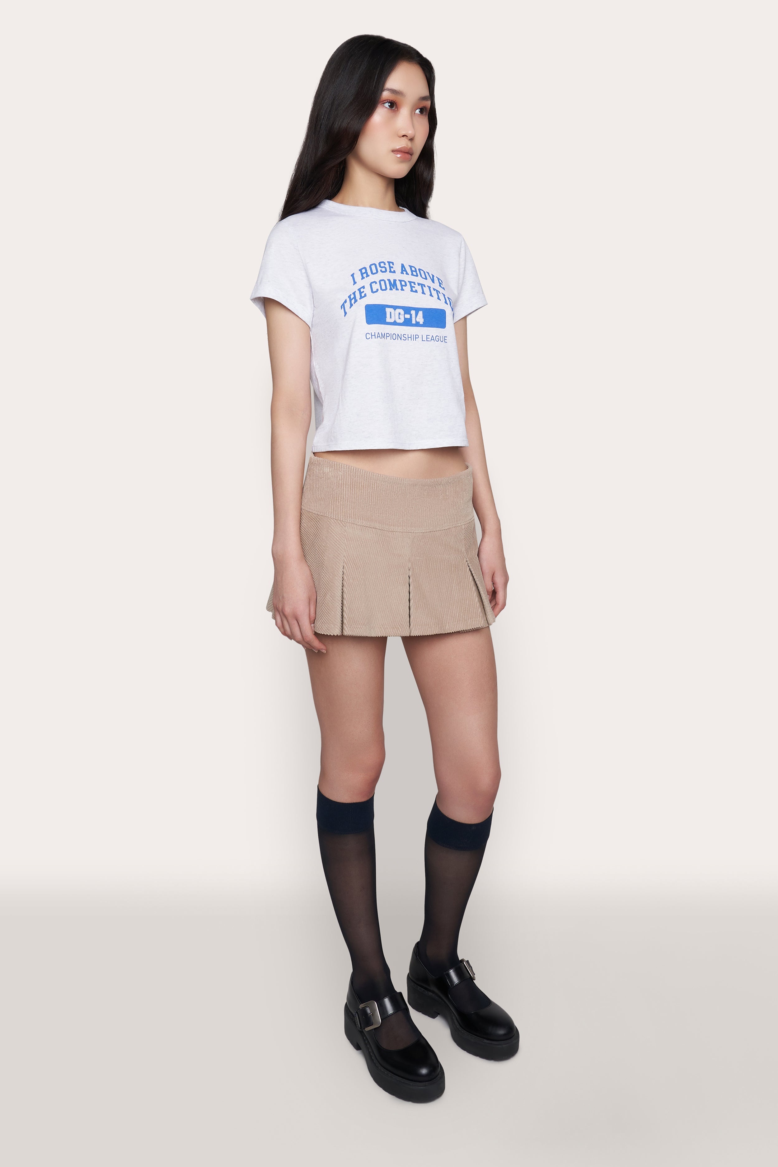 GUIZIO X CHAMPION CORDUROY SKIRT - 3