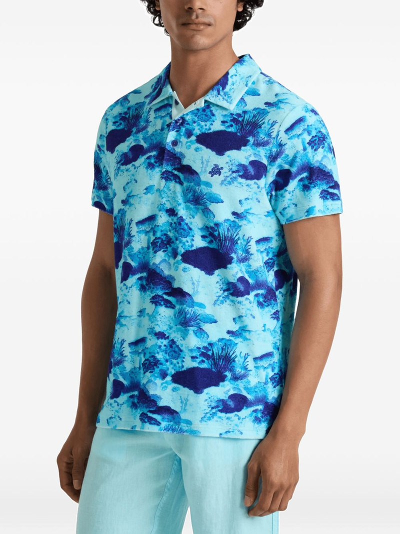 Vilebrequin Coral Reef terry polo shirt outlook