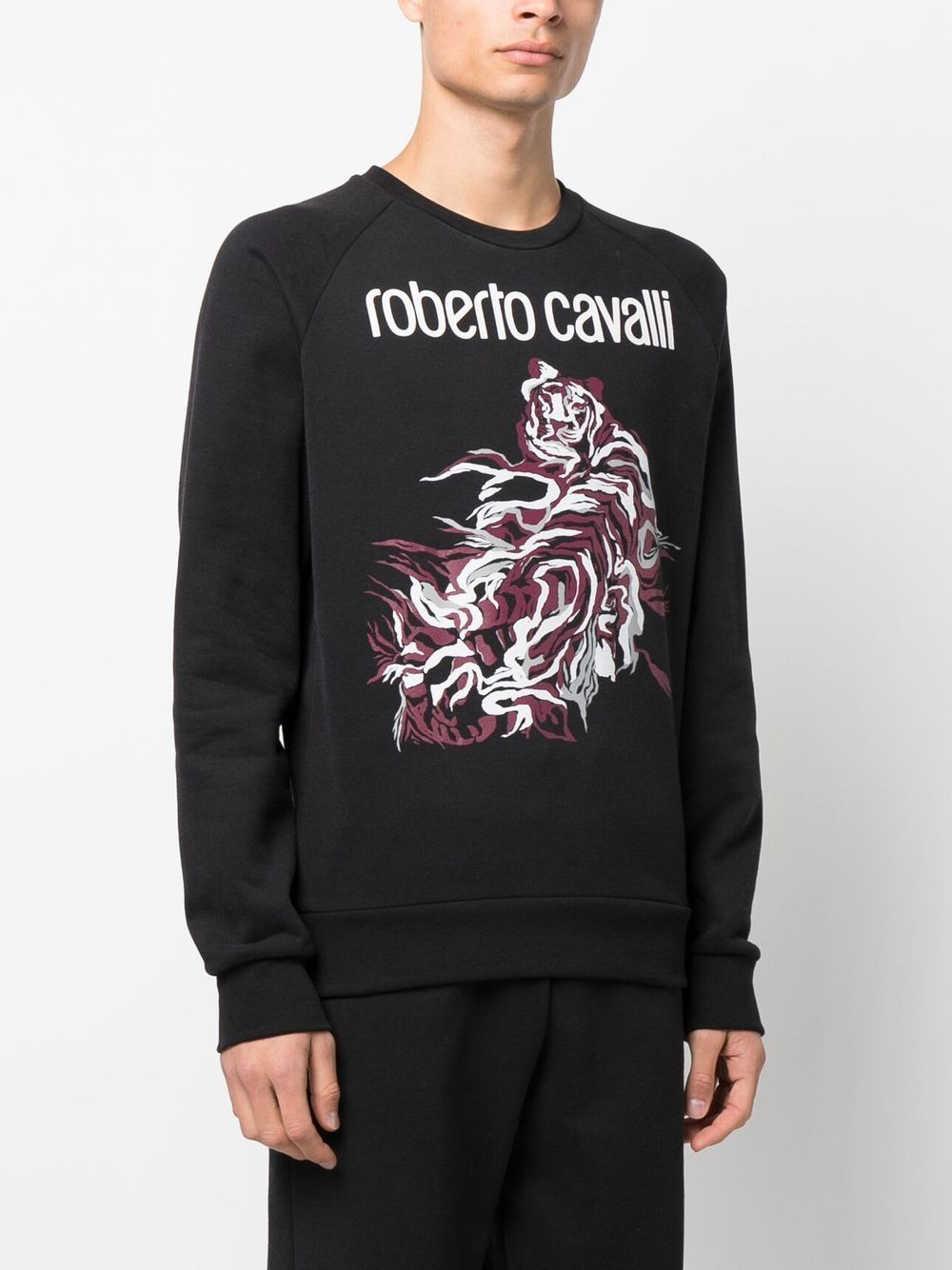 graphic-print crew neck sweatshirt - 3