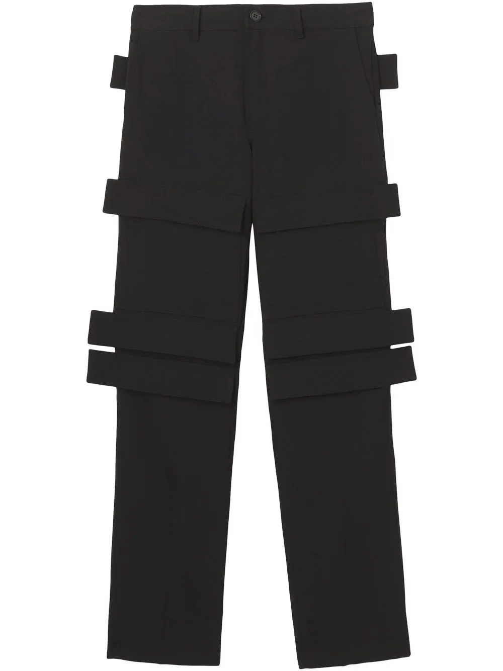 panel-detail cargo trousers - 1