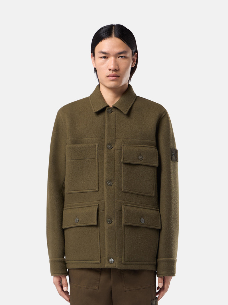 455F5 HEAVY MELTON_STONE ISLAND GHOST 2