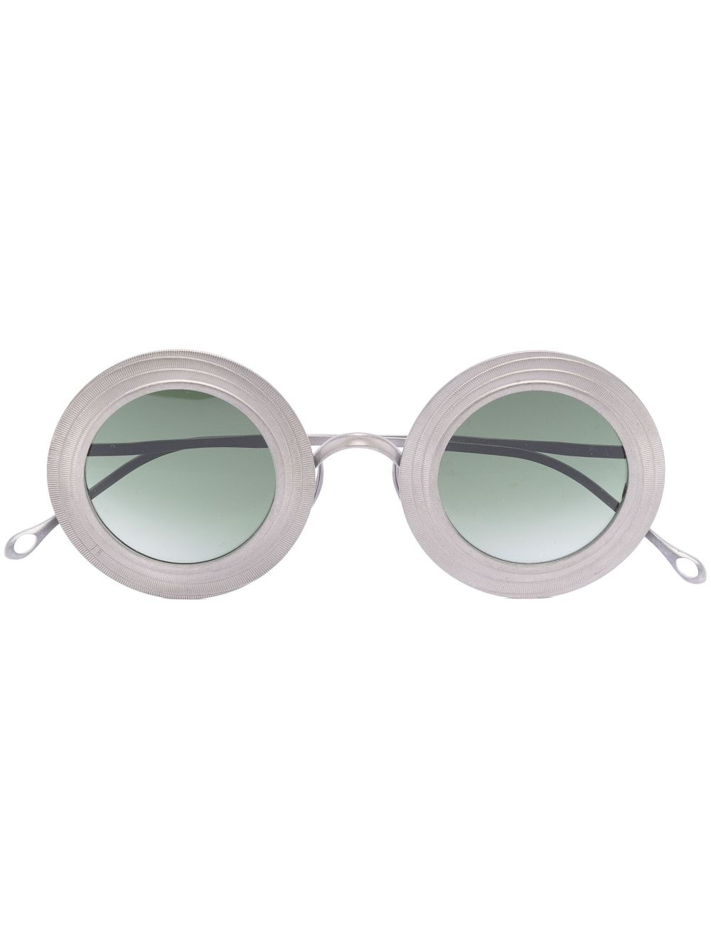 round-frame gradient sunglasses - 1