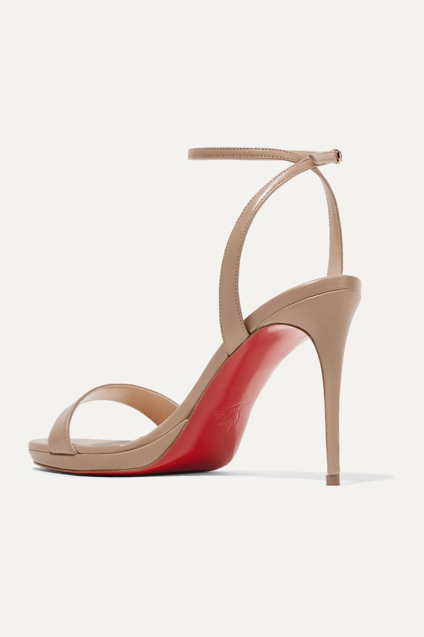 Loubi Queen 100 leather sandals - 4