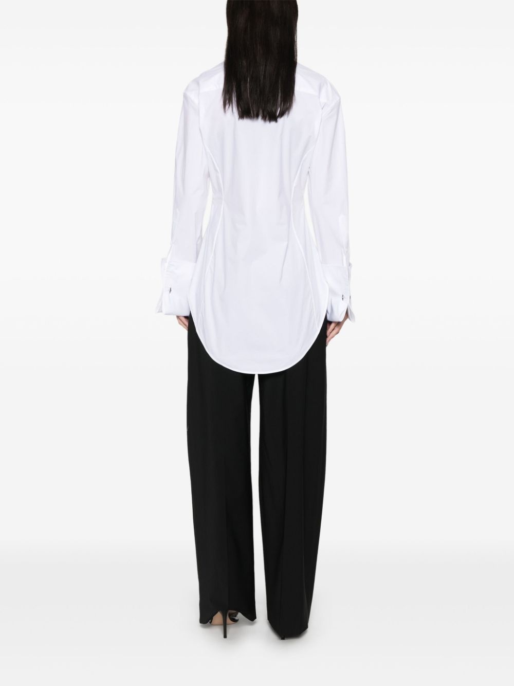 printed poplin shirt - 4