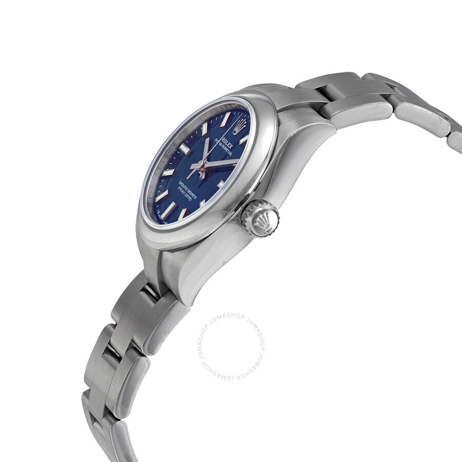 Rolex Oyster Perpetual 28 Automatic Chronometer Blue Dial Ladies Watch 276200BLSO - 2