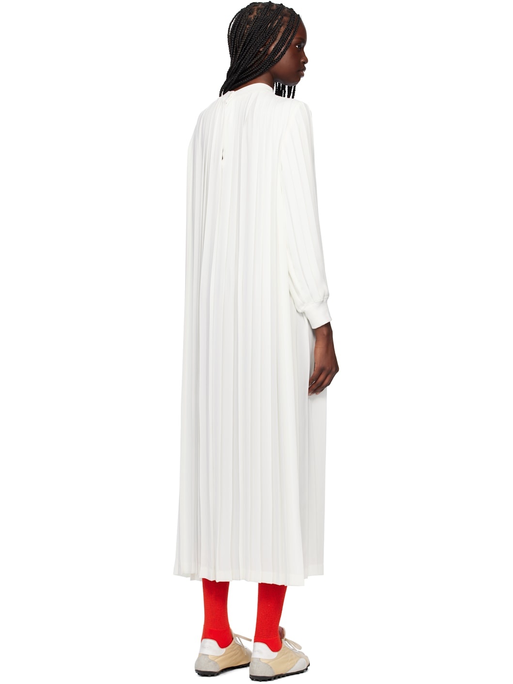 White UP1E1702 Maxi Dress - 3