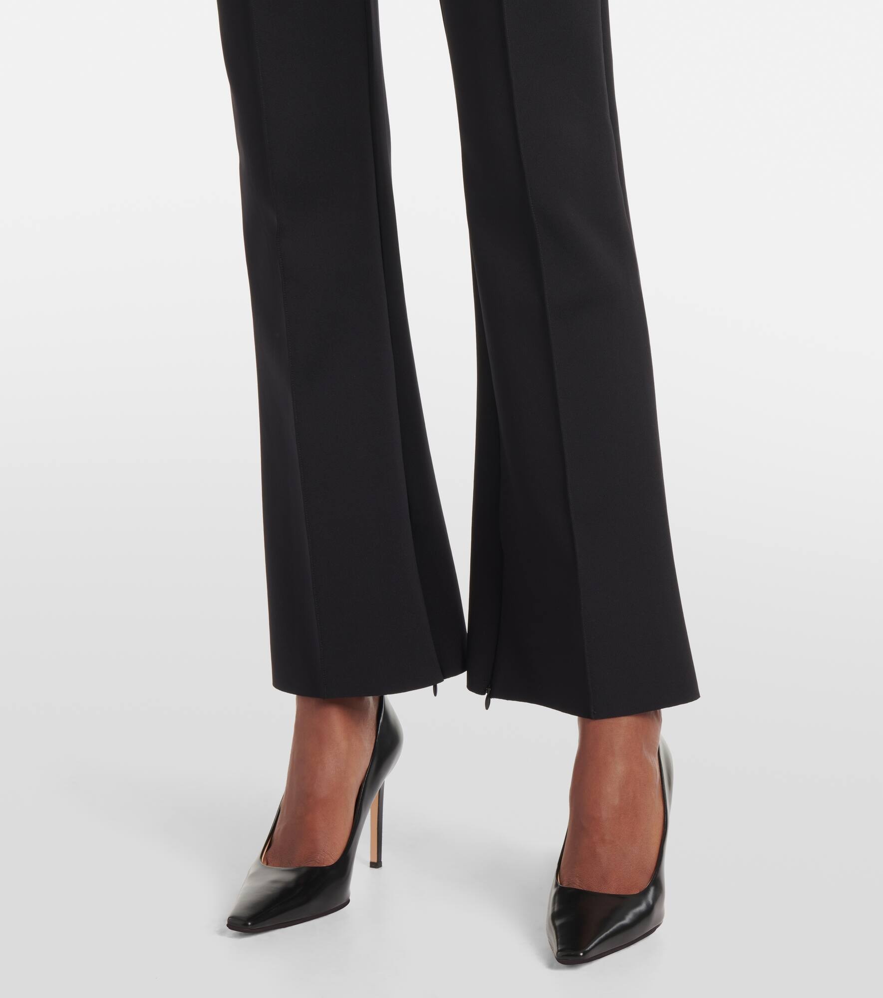 Scuba high-rise flared pants - 5