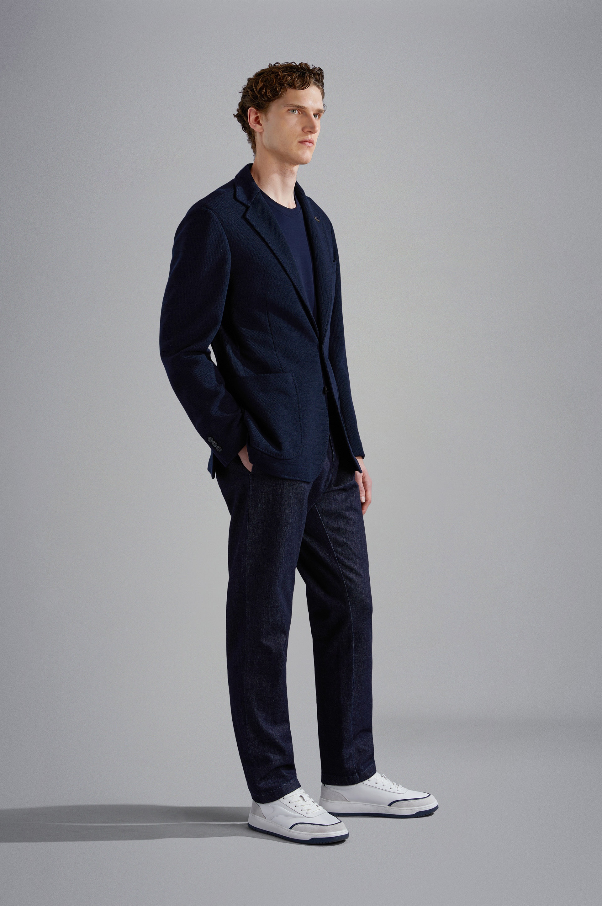 WOOL JERSEY BLAZER - 2