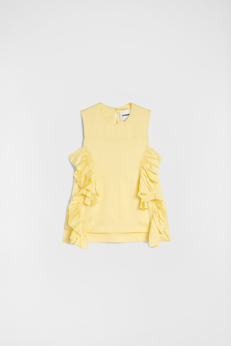 Fluid Viscose Ruffle Top 1