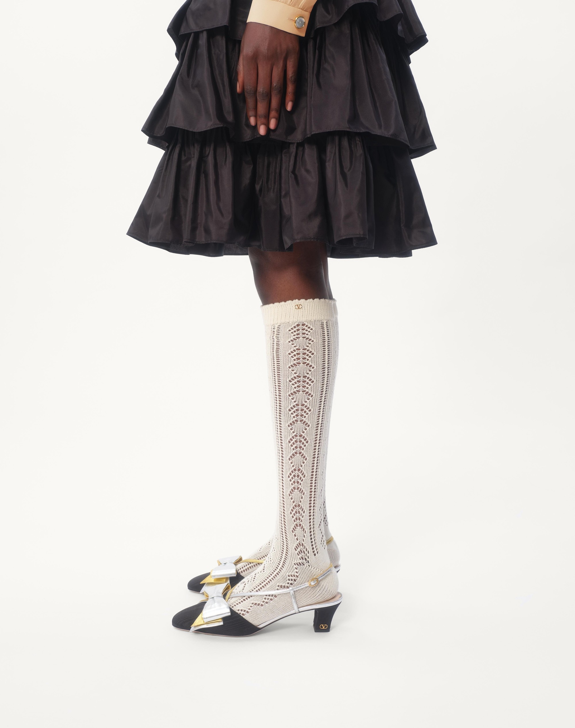 RUFFLED TAFFETA SKIRT - 3