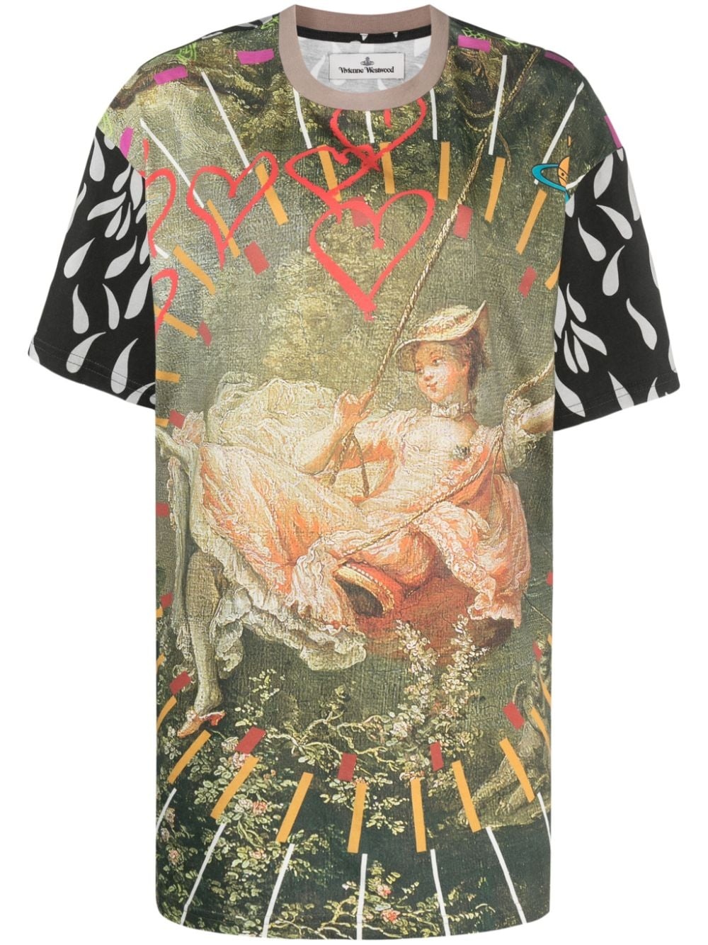 The Swing-print organic cotton T-shirt - 1