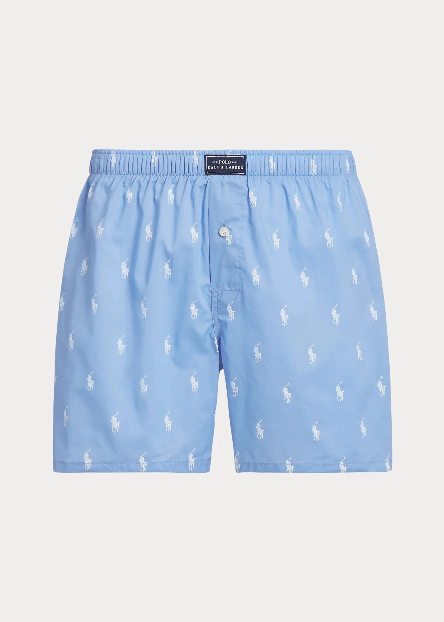 Classic Woven Cotton Polo Pony Boxer - 1