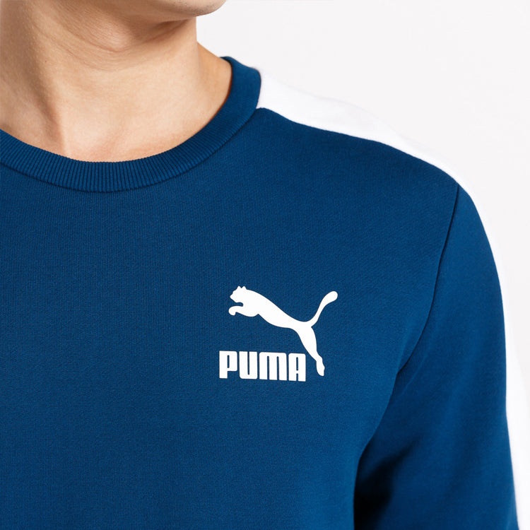 PUMA Casual Sports Breathable Round Neck Pullover Blue 595913-38 - 4