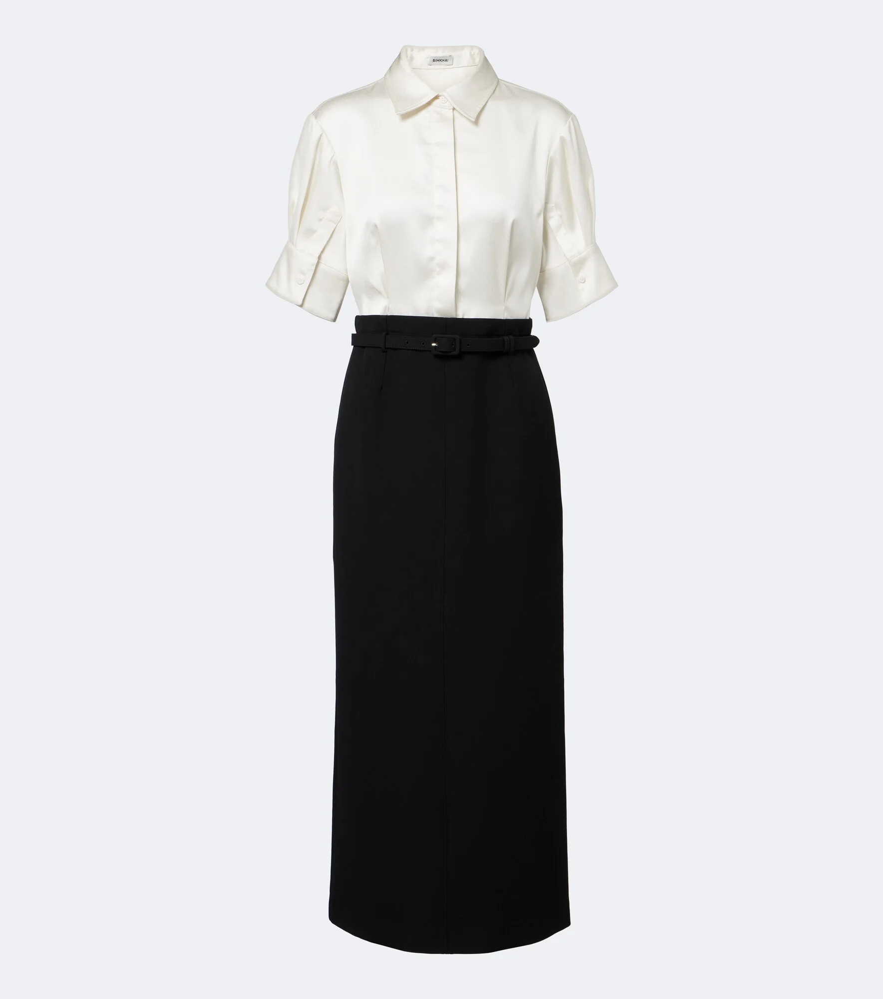 Alvera twill midi dress - 1