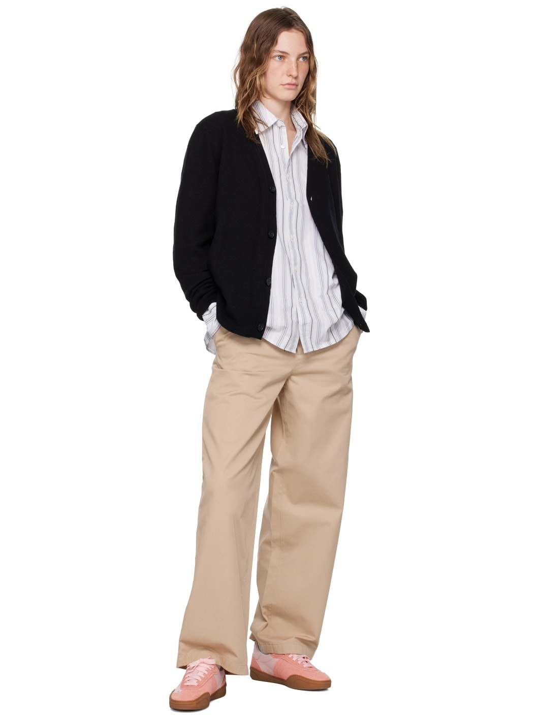 Beige Signature Pablo Trousers - 4
