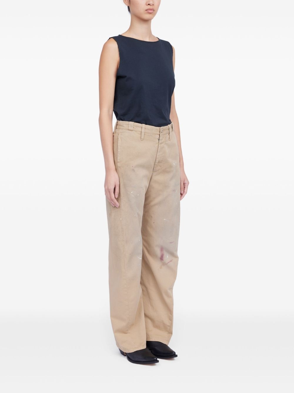 paint-splatter trousers - 3