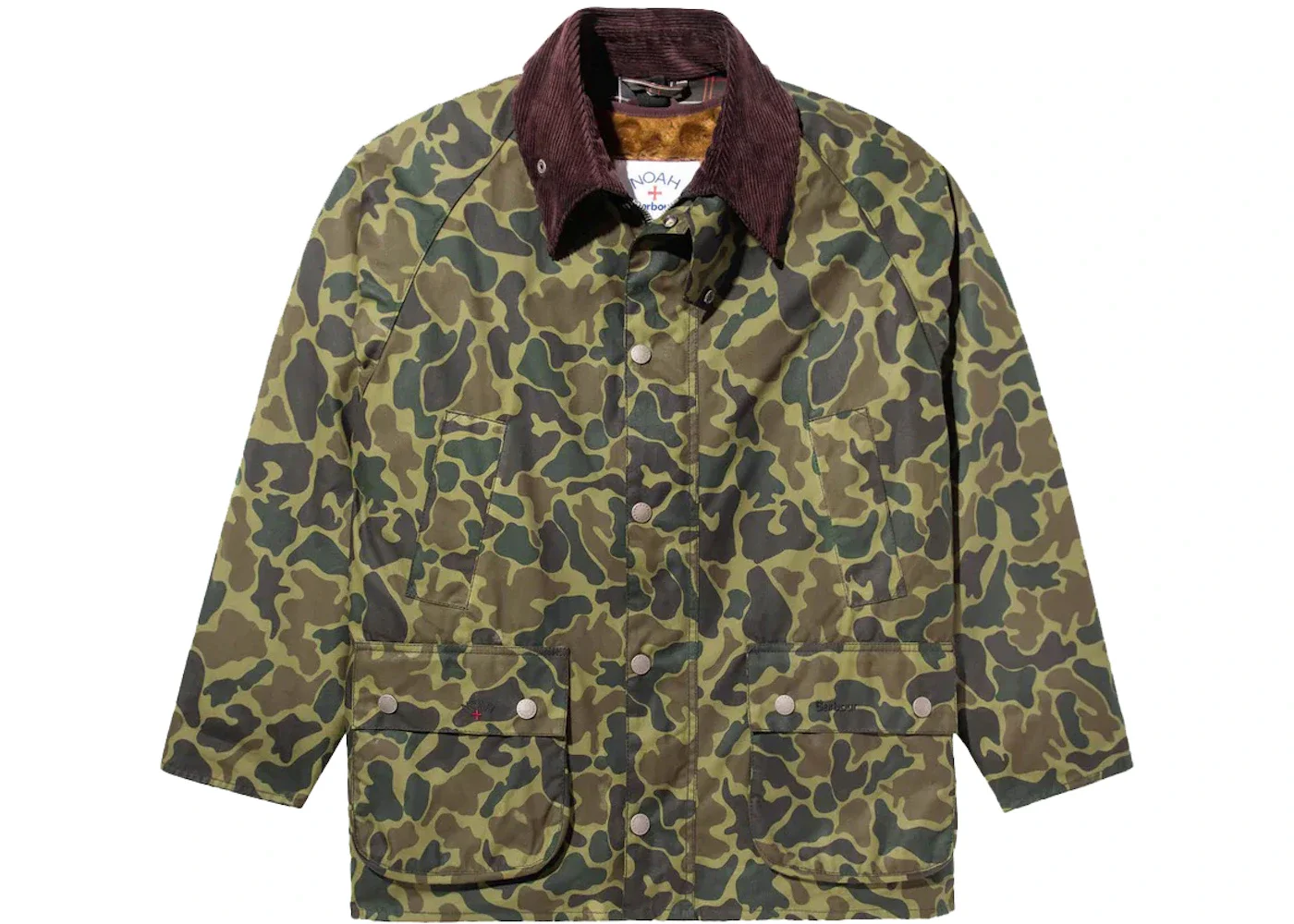 Noah Barbour Camo Bedale Jacket Camo Print - 1