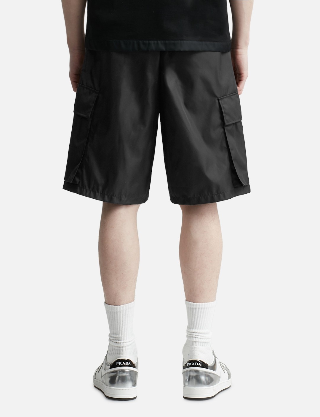 Prada RE-NYLON CARGO SHORTS | REVERSIBLE