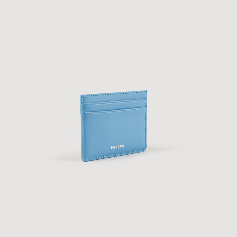 Sandro Smooth leather card holder outlook