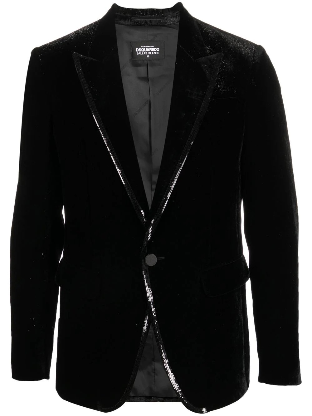 sequin-embellished dinner jacket - 1