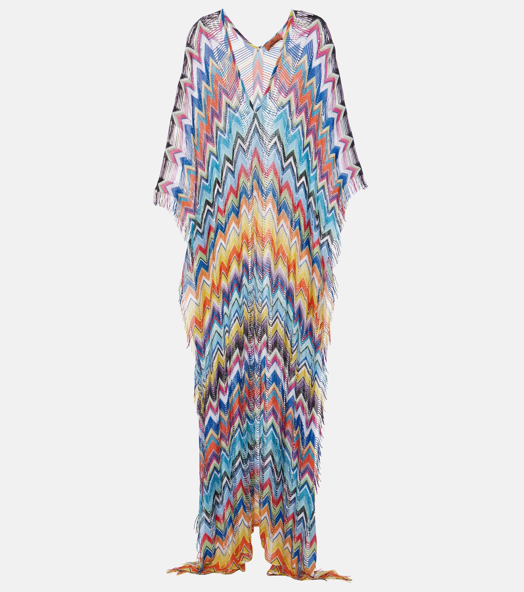 Zig Zag fringed maxi dress - 1