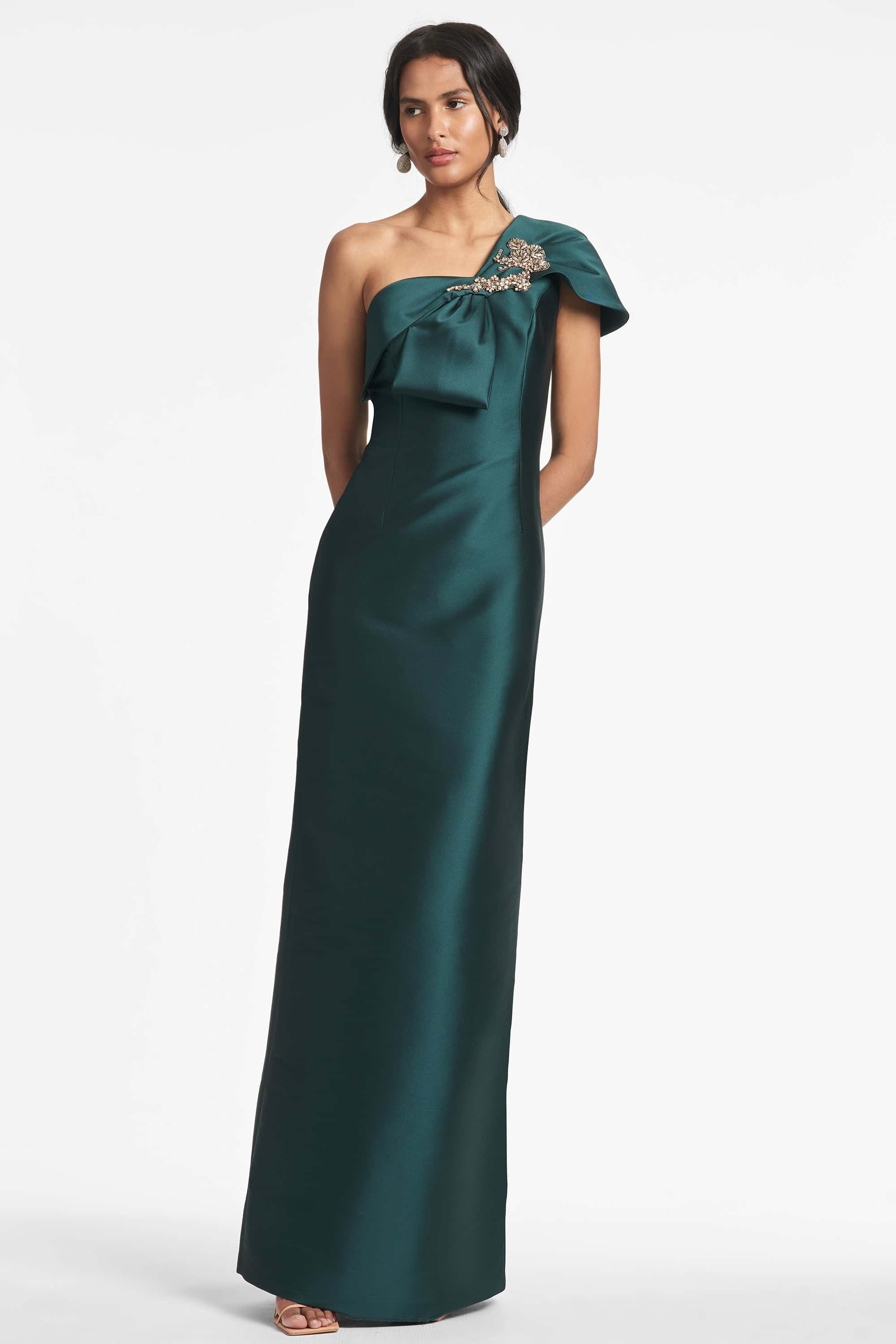 Ines Gown - Forest Green - 5